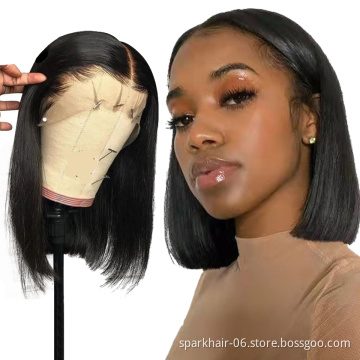 Cheap Human Hair Frontal Short Curly Bob Wig,Bob Swiss Hd Lace Front Wig ,Full Lace Brazilian Human Hair Wig For Black Women